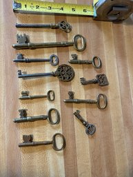 Vintage Brass Keys