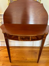 Antique & Restored Inlaid Card Table Signed A. Murdock - FR4