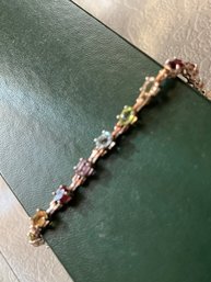 Semi Precious Stone In Sterling Silver Bracelet-k102