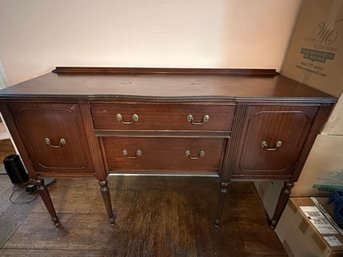 Antique Mahoney Buffet/server With Dovetailing  - 103