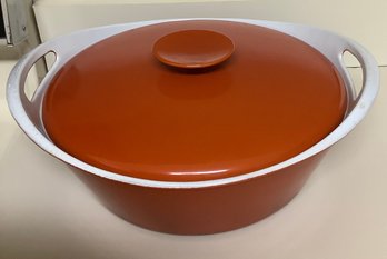 Nacco Denmark Mid Century Cast Iron Lidded Pot - K