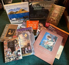 13 Art Books Including Allen Whiting A Painter At Sixty - B30