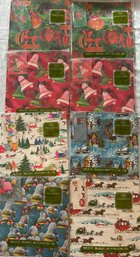 8 NEW In Package Vintage Norcross Christmas Gift Wrap & Tags - 3
