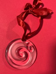 Lalique Noel Crystal 2008 Ornament - C2