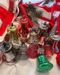 Assorted Vintage Bell Ornaments Of Various Materials And Sizes - 25
