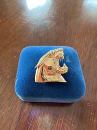 14k Yellow Gold Panther Charm / Brooch - J3