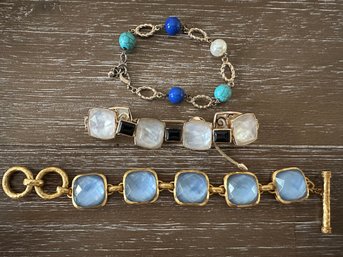 3 Costume Bracelets Including A Christine Sabatini - 2