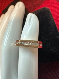 14k Yellow Gold And Diamond Ring - 50