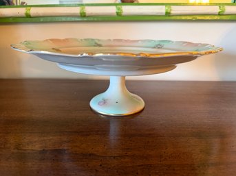 Schumann Arzberg Porcelain Pedestal Plate Made In Bavaria - 2