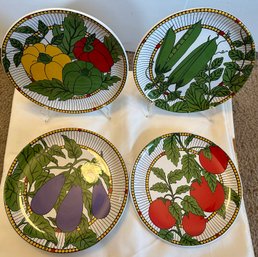 8 Vintage R. B. Bernarda Portugal 8 Inch Plates - K62