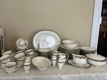 Large Noritake Ardmore Platinum Collection Of Fine China