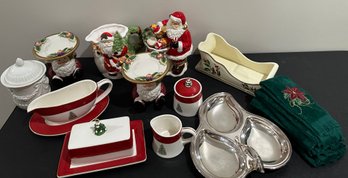 Christmas Santa Lot Of 17 Items - X1