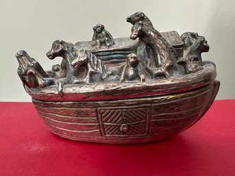 CASPI Sterling Silver 925 Noahs Art Trinket Boat -K21