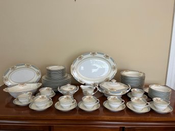 Large Noritake Fine China From Japan - Pastel Floral Bernenda Pattern Circa 1933 - D37