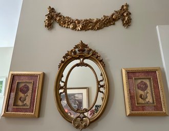 Gold And Red Wall Collection - B39