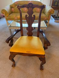 Tall Desk Chair With Heavy Claw Feet - 77
