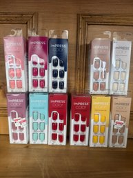 Kiss Impress Color Press-on Nails 11pc New Boxes