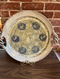 Huge Stunning Signed Stoneware Platter - 39