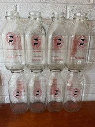 More Vintage Eight Ronny Brook Farm Milk Bottles, NY - #84