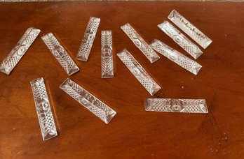 12 Crystal 3 Inch Knife Rests - #85