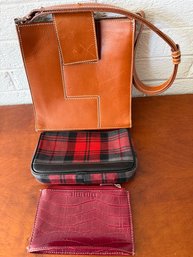 Bobby Brown Coin Purse, Plaid Coach And Anvertson True Italy Shoulder Bag - A7
