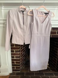 White House / Black House Sheath Dress W/matching Jacket Light Lilac