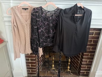 White House/Black Market 3 Tops Pre-owned