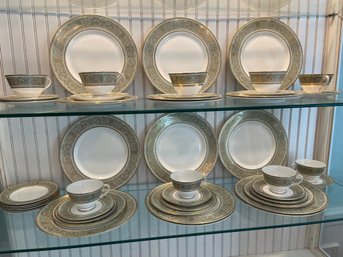 Royal Doulton Bone China  - English Renaissance Pattern With 48 Piece - K27