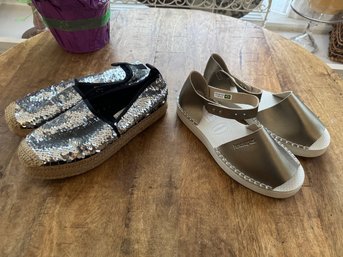 Zara Trafaluc & Havaianas Size 35  Both In Fab Condition
