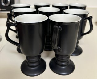 9 Footed Coffee Cups By Carabone - K1