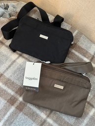 Baggallini (2) Crossbody Nylon Bags . New & Excellent Condition