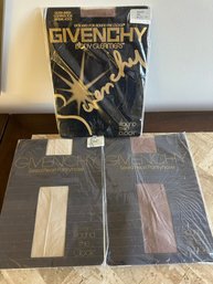 3 Pairs Of Vintage Givenchy Stockings New In Package - 45