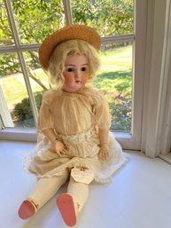 Antique Bisque Doll Made By G & S Germany Gans & Seyfarth 1909 With Original Clothing - K45