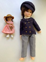 Madame Alexander Laurie Little Man Doll And Small Girl Doll - K46