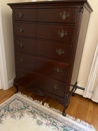 Chippendale Style Tall Dresser With 5 Drawers - E3