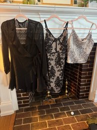 Forever 21 Black Wrap Dress. Camisole  & Cals Lace Dress All Size Small