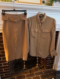 White House/Black Market Top Size 2 . Skirt Siz 0