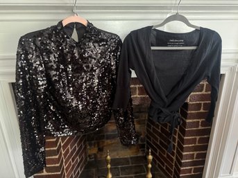 Odille Dance Wrap Small & Divide Shimmery Top Sz2