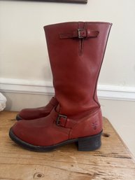 FRYE Motorcycle Boots Ladies Sz 9.5 Like New