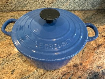 Le Creuset # 18 Stoneware Dutch Oven Made In France - K12