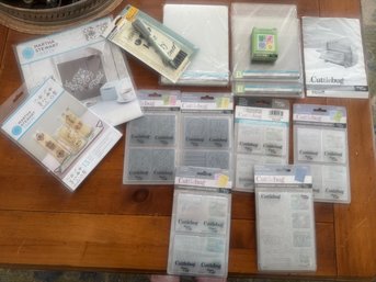 Martha Stewart/cuttle Bug Crafting Supplies All New
