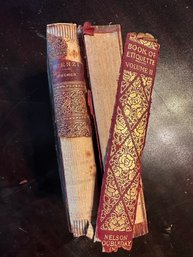 Rienzi The Last Of The Roman Tribunes By Sir E Bluwer-Lytton Bart And Book Of Etiquette Vol II F20 YEARS.??