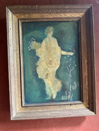 'Primavera' Print On Board In Wooden Frame - DR13