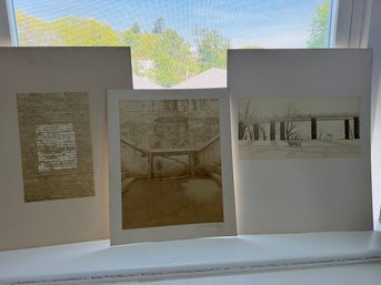 3 Vintage Donald Stuart Berman Photo Archive Prints - O22