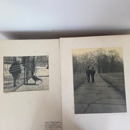 2 Vintage Donald Stuart Berman Photo Archive Photography Class Prints - O28