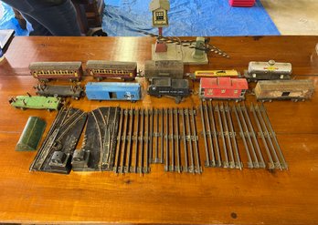 *Antique Railroad American Flyer Trains And A C Gilbert Co. New Haven CT Tracks - G22