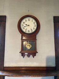 Vintage Battery Operated Regulator Clock - K4