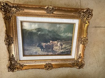 Pair Of Highland Cattle Kerrprints Made In Great Britain -bd1-7