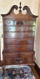 1940s Kindel Tall Chest Highboy In Custom Finish -bd2-1