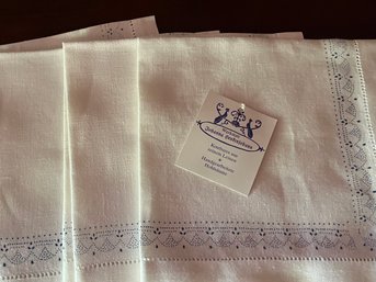 Four German Pure Linen Napkins -DR24